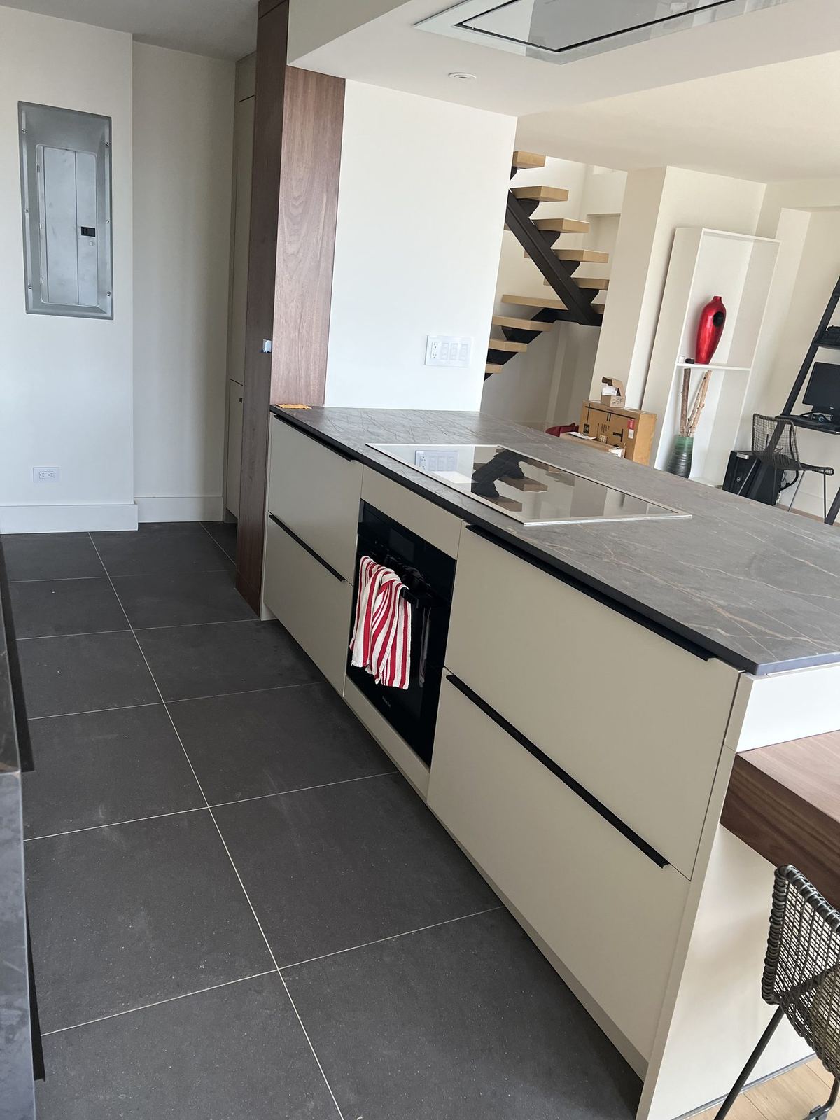 Kitchen remodeling project in New York City by general contractor Art-Tech Construction Corp