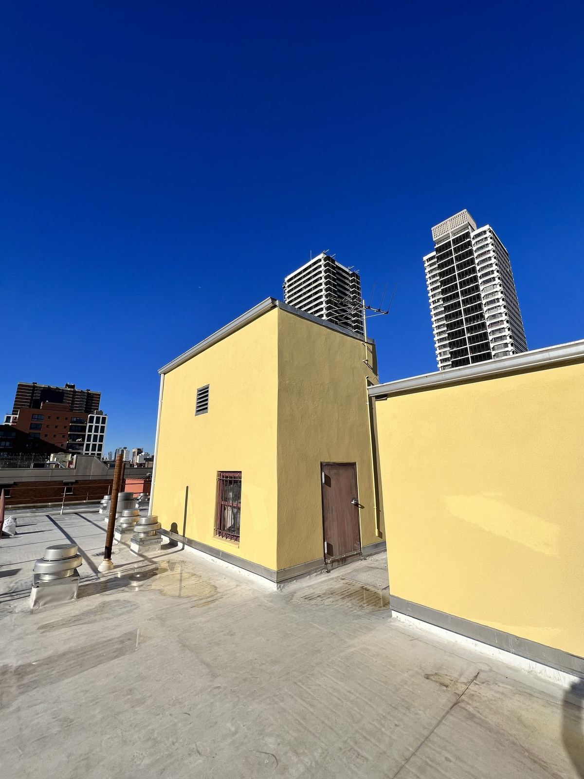 Commercial exterior construction work in NYC by Art-Tech Construction Corp
